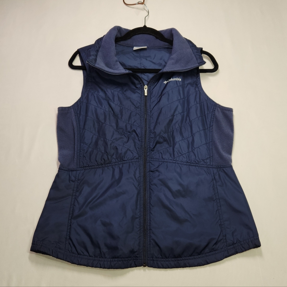 ⭐️Columbia Mix It Around II Quilted Vest Navy Blue Size Large Gorpcore